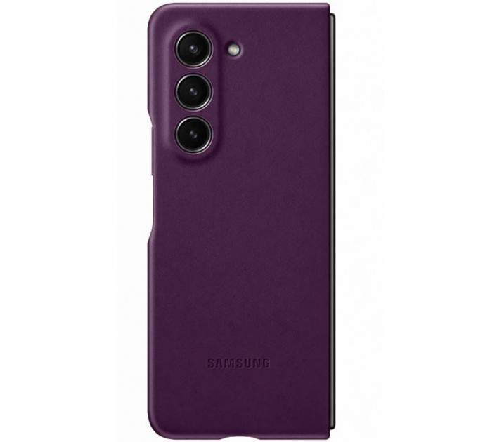 Чехол Leather Case для Samsung Fold 5 Purple (AAA)