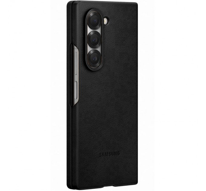 Чехол Leather Case для Samsung Fold 6 Black (AAA)