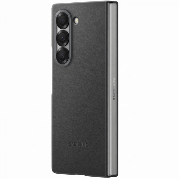 Чехол Leather Case для Samsung Fold 6 Gray (AAA)