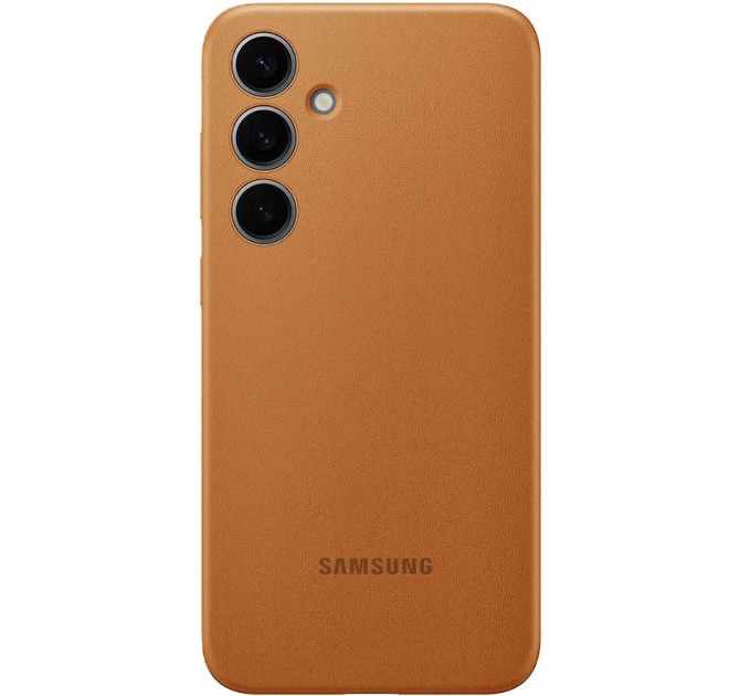 Чехол Leather Case для Samsung S24 Brown (AAA)