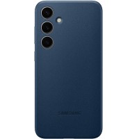 Чохол Leather Case для Samsung S24 Navy Blue (AAA)