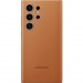 Чехол Leather Case для Samsung S24 Ultra Brown (AAA)