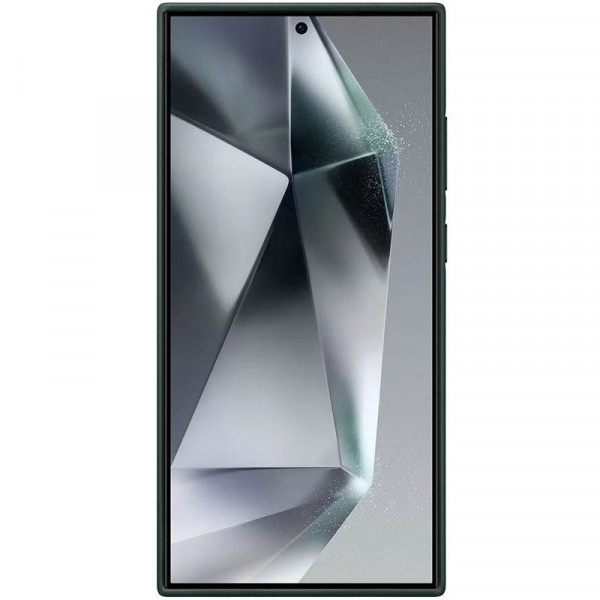 Чехол Leather Case для Samsung S24 Ultra Pine Green (AAA)