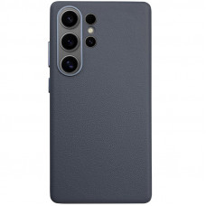 Чехол Leather Case для Samsung S25 Ultra Midnight Blue (AAA)