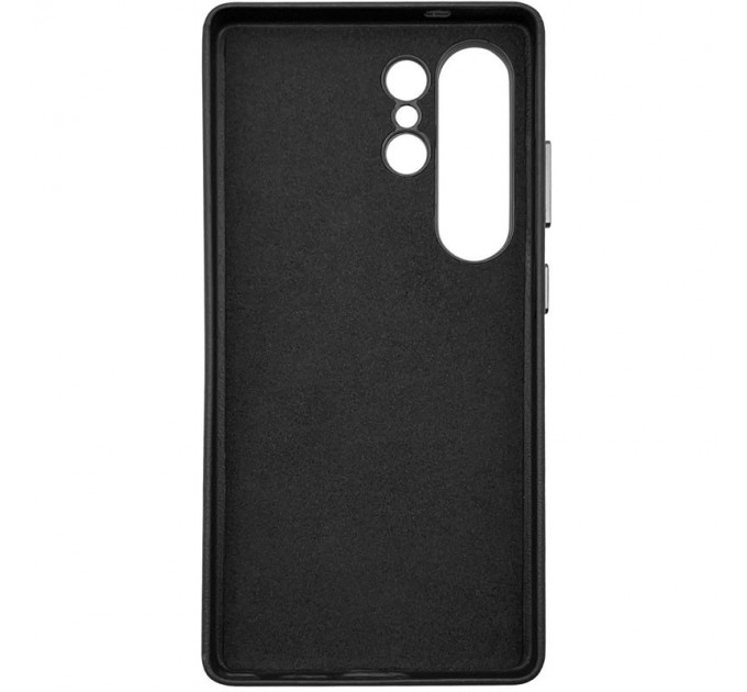 Чехол Leather Case для Samsung S25 Ultra Black (AAA)