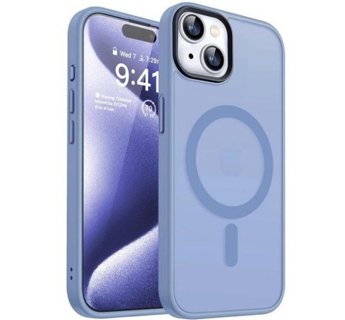 Чехол Wave Matte Insane Case with MagSafe для iPhone 14 Serra Blue