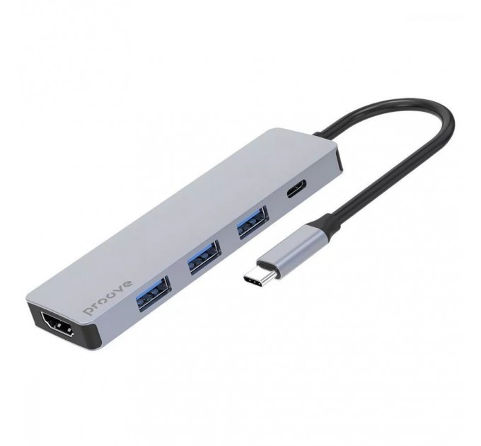 Type-C HUB Proove Iron Link 5in1 3USB+Type-C+HDMI