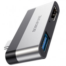 Type-C HUB Borofone DH2 Type-C to HDMI + USB 3.0