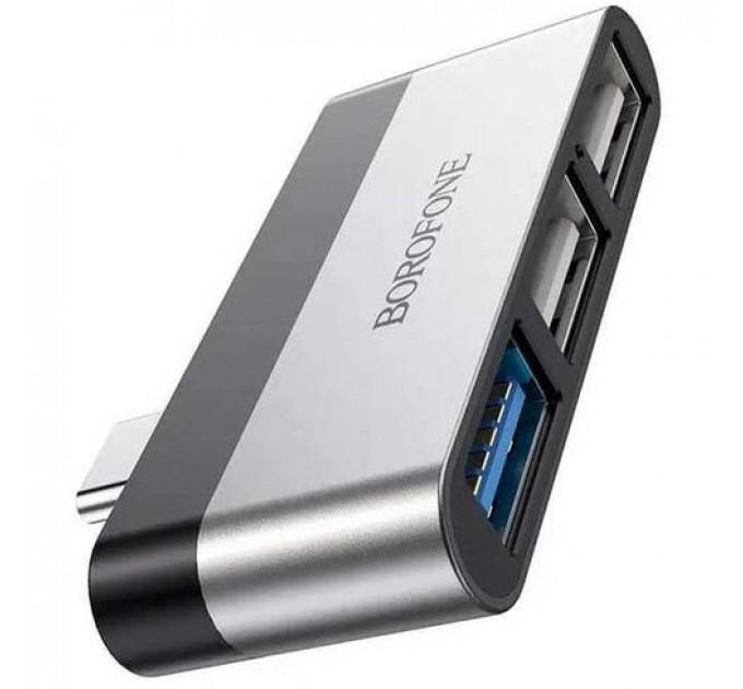 Type-C HUB Borofone DH1 Type-C to USB 3.0*3