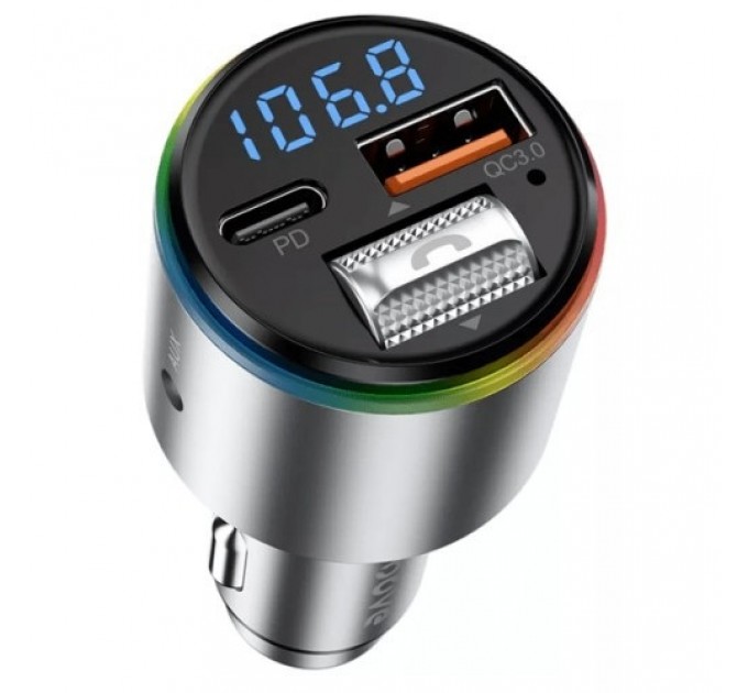 FM Модулятор Proove Power Drive 30W (PD+QC3.0) Type-C+USB