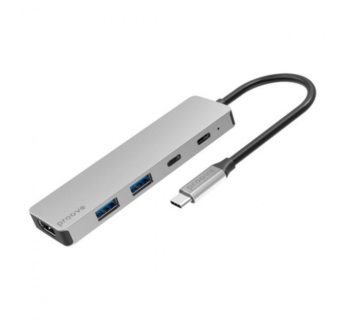 Type-C HUB Proove Iron Link 5in1 2USB+2USB-C+HDMI (HBIL00222024)