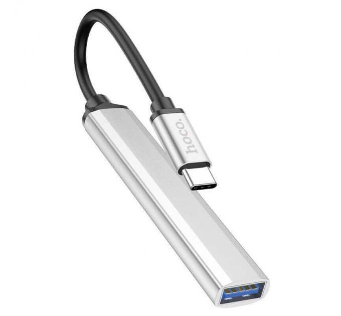 USB HUB Hoco HB26 4USB Silver