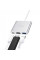 Type-C HUB Hoco HB14 Type-C to USB3.0+HDMI+PD Silver