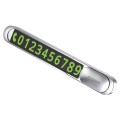 Парковочная карта Proove Parking Number Plate Metal Lock Silver