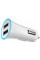 Автомобильное зарядное устройство Hoco UC-204 2.4 A White