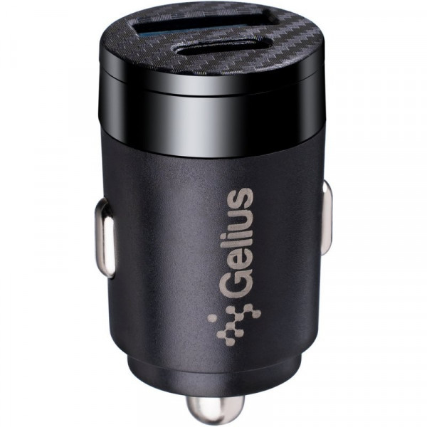 Автомобильное зарядное устройство Gelius Inch Twix USB+Type-c 30W+Type-c/Lightning