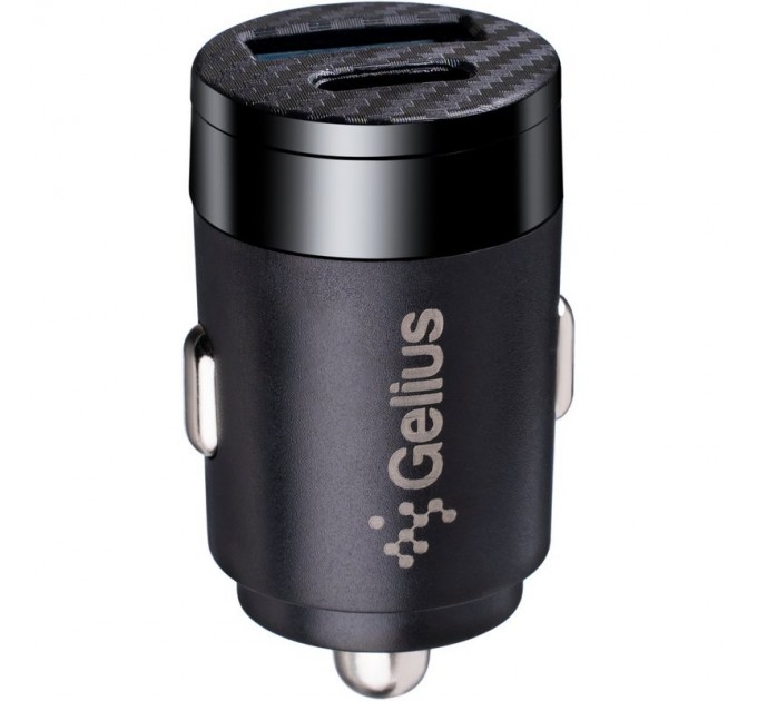 Автомобильное зарядное устройство Gelius Inch Twix USB+Type-c 30W+Type-c/Lightning