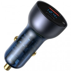 Автомобильное зарядное устройство Baseus Particular Digital Displey USB+Type-c 65W