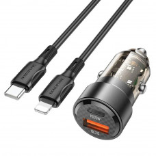 Автомобильное зарядное устройство Borofone BZ20 USB+USB-C 38W