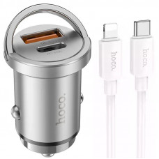 Автомобільний зарядний пристрій Hoco NZ10 Handy PD45W+QC3.0
