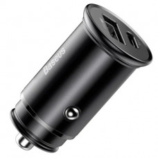 Автомобильное зарядное устройство Baseus Circular Metal PPS 30W USB+Type-C
