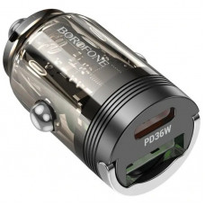 Автомобильное зарядное устройство Borofone BZ29A PD/QC 36W Black