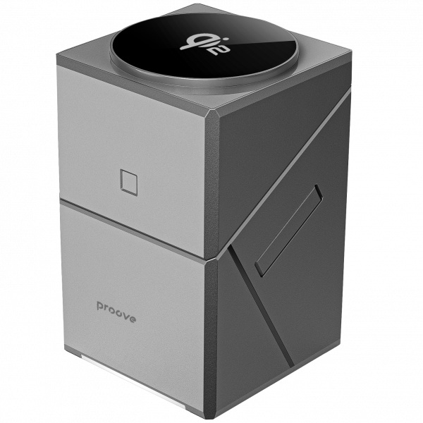 Автотримач Proove Iron Hide 3 in 1 Qi2 Gray