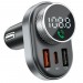 Автомобильное зарядное устройство Proove FM Launcher Sound Link 30W (PD+QC3.0) Type-C+USB Black
