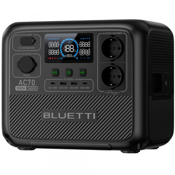 Зарядна станція Bluetti AC70 1000W 768wh