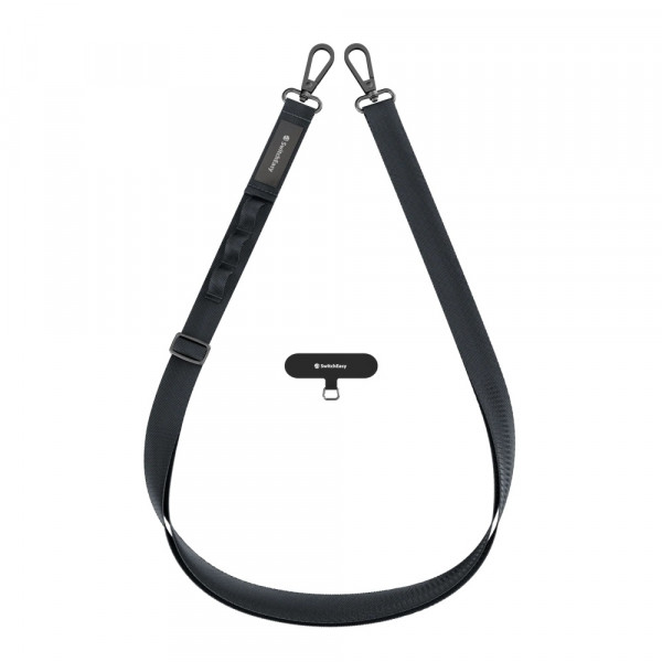 Универсальный ремешок Switcheasy with EasyStrap Card 20mm Dark Black (SPHIPH220DK23)