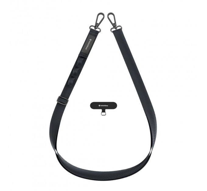 Универсальный ремешок Switcheasy with EasyStrap Card 20mm Dark Black (SPHIPH220DK23)