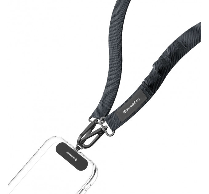 Универсальный ремешок Switcheasy with EasyStrap Card 20mm Dark Black (SPHIPH220DK23)