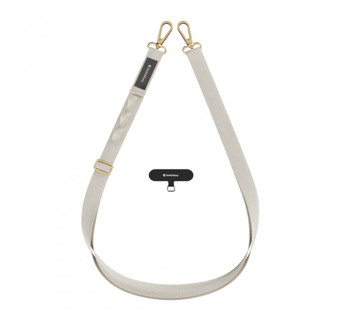 Универсальный ремешок Switcheasy with EasyStrap Card 20mm Ice Cream White (SPHIPH220IW23)