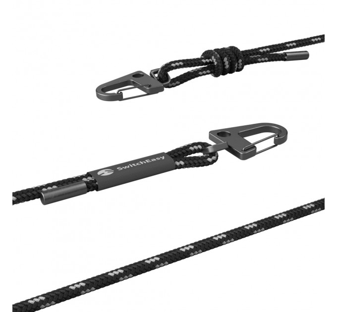 Универсальный ремешок Switcheasy with EasyStrap Card 6mm 2023 Black/White (SPHIPH154BW23)