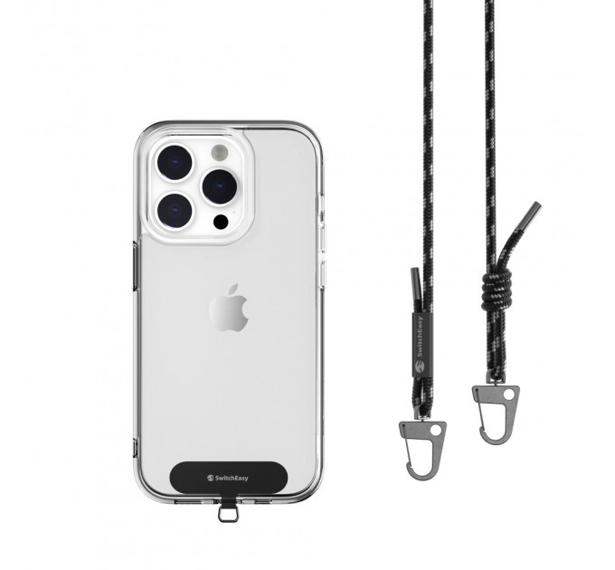 Универсальный ремешок Switcheasy with EasyStrap Card 6mm 2023 Black/White (SPHIPH154BW23)