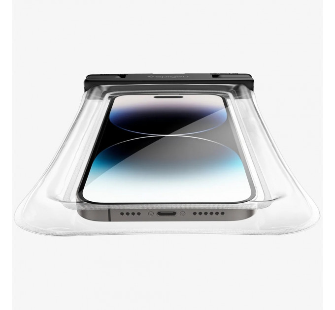 Водонепроницаемый чехол Spigen A610 Universal Waterproof Float 8.2" Crystal Clear (AMP04530)