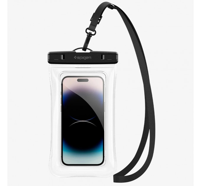 Водонепроницаемый чехол Spigen A610 Universal Waterproof Float 8.2" Crystal Clear (AMP04530)
