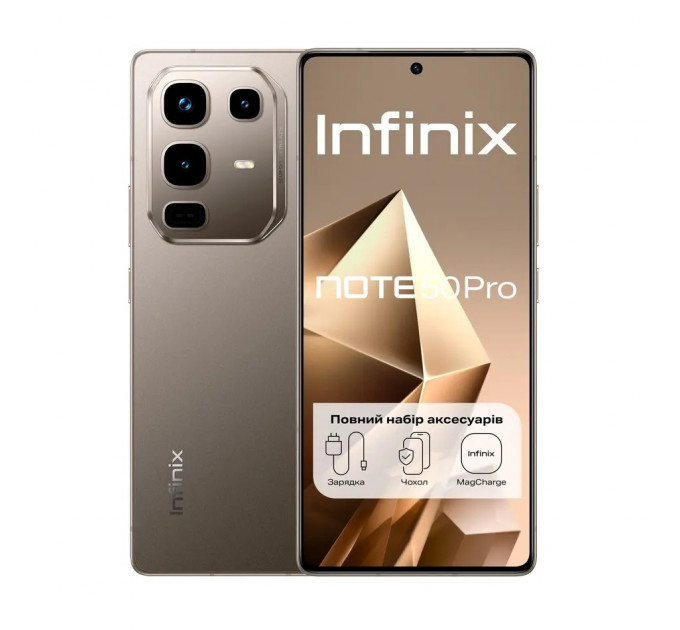 Infinix Note 50 Pro X6855 12/256GB Titanium Grey