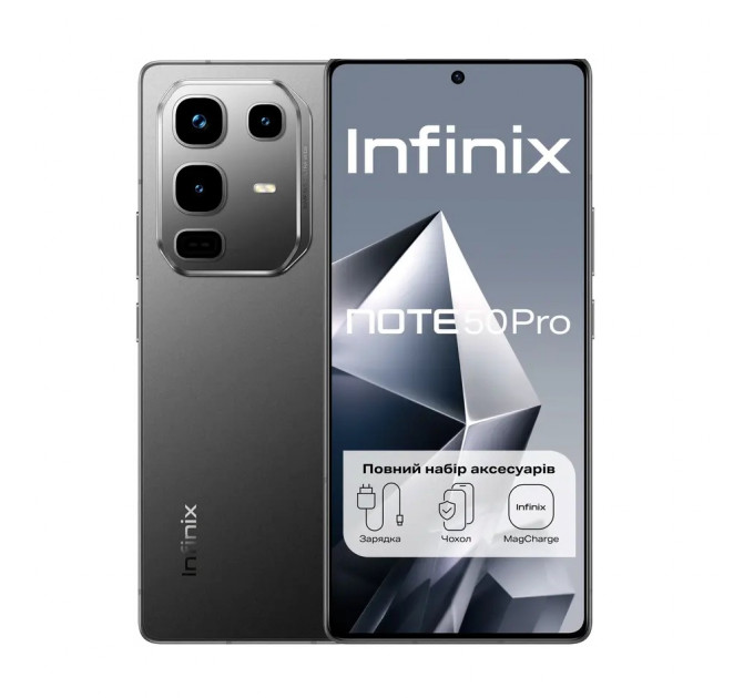 Infinix Note 50 Pro X6855 12/256GB Shadow Black