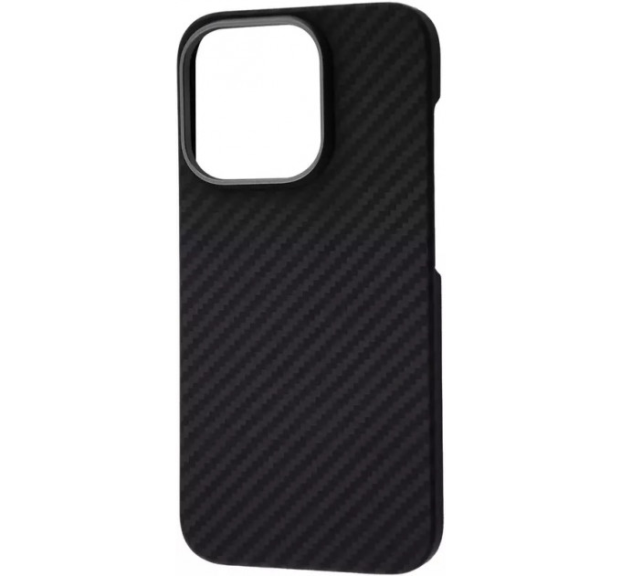 Чехол Carbon Kevlar MagSafe для iPhone 15 Pro Black