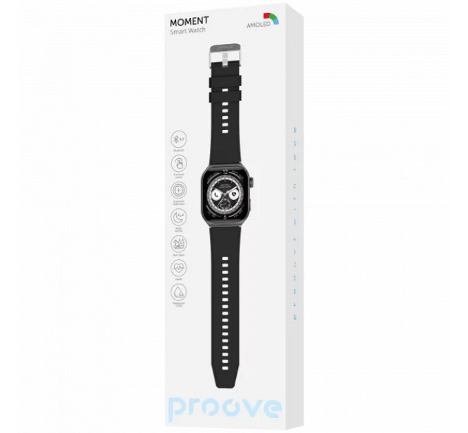 Смарт-часы Proove Moment Black (SMPR00002201)