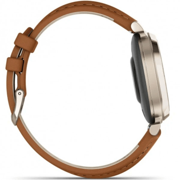 Смарт-часы Garmin Lily 2 Classic Cream Gold with Tan Leather Band (010-02839-02/60)