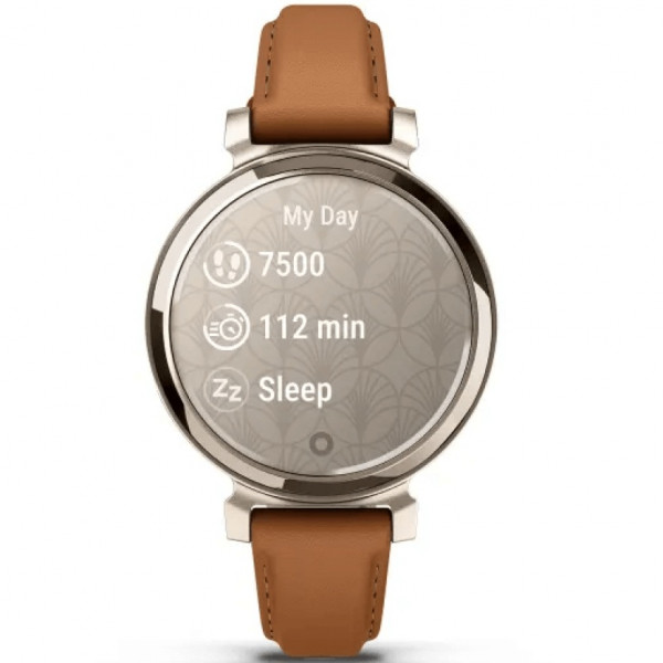 Смарт-часы Garmin Lily 2 Classic Cream Gold with Tan Leather Band (010-02839-02/60)