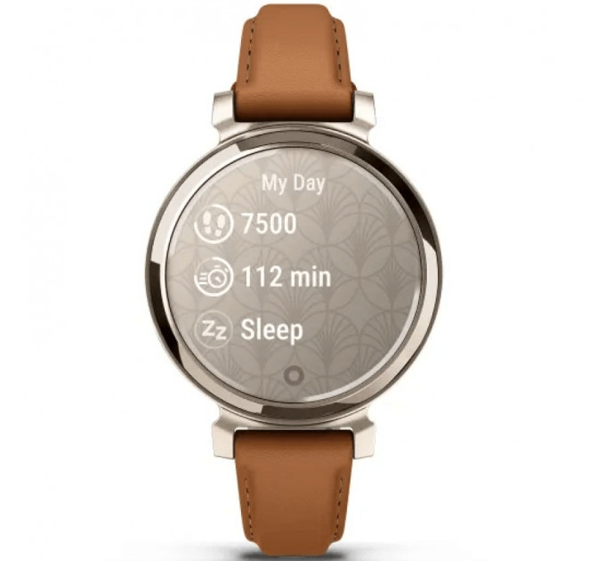 Смарт-часы Garmin Lily 2 Classic Cream Gold with Tan Leather Band (010-02839-02/60)