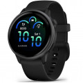 Смарт-годинник Garmin Vivoactive 6 Slate with Black Band (010-02985-00/40)