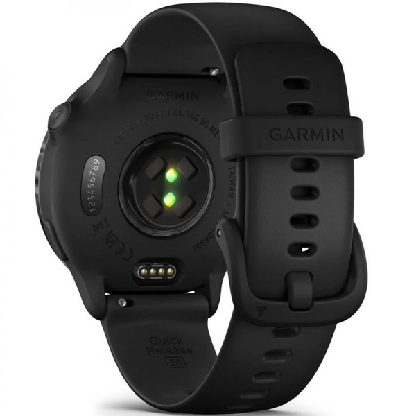 Смарт-годинник Garmin Vivoactive 6 Slate with Black Band (010-02985-00/40)
