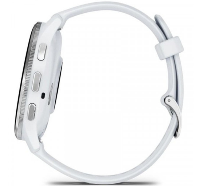 Смарт-часы Garmin Venu 3 Silver Stainless Steel Bezel with Whitestone Case and Silicone Band (010-02784-00/50)