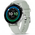 Смарт-часы Garmin Venu 3S Silver Stainless Steel Bezel with Sage Gray Case and Silicone Band (010-02785-01/51)