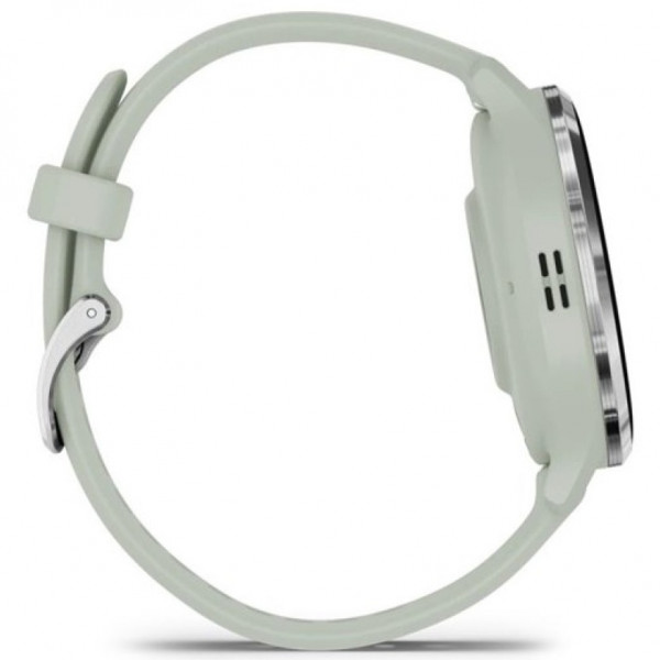 Смарт-часы Garmin Venu 3S Silver Stainless Steel Bezel with Sage Gray Case and Silicone Band (010-02785-01/51)