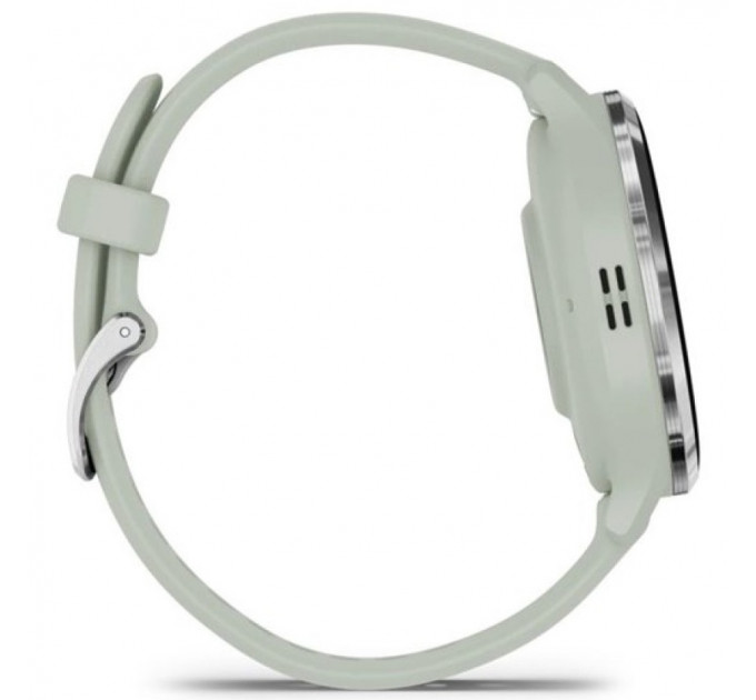 Смарт-часы Garmin Venu 3S Silver Stainless Steel Bezel with Sage Gray Case and Silicone Band (010-02785-01/51)